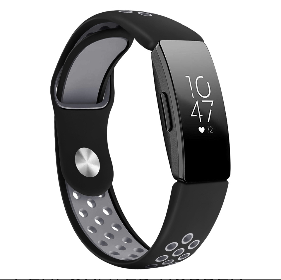 Perforated Rubber Strap for Fitbit Inspire & Inspire HR