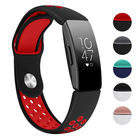 Perforated Rubber Strap for Fitbit Inspire & Inspire HR