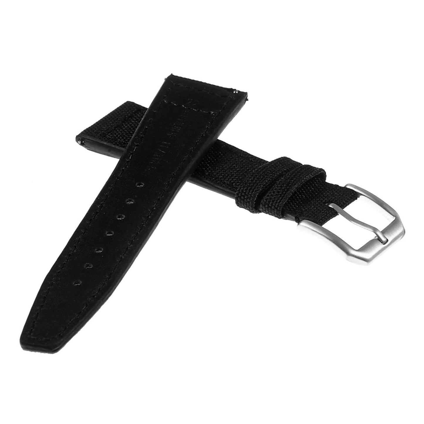 DASSARI Italian Vintage Leather Strap with Black Buckle for Garmin Vivoactive 4