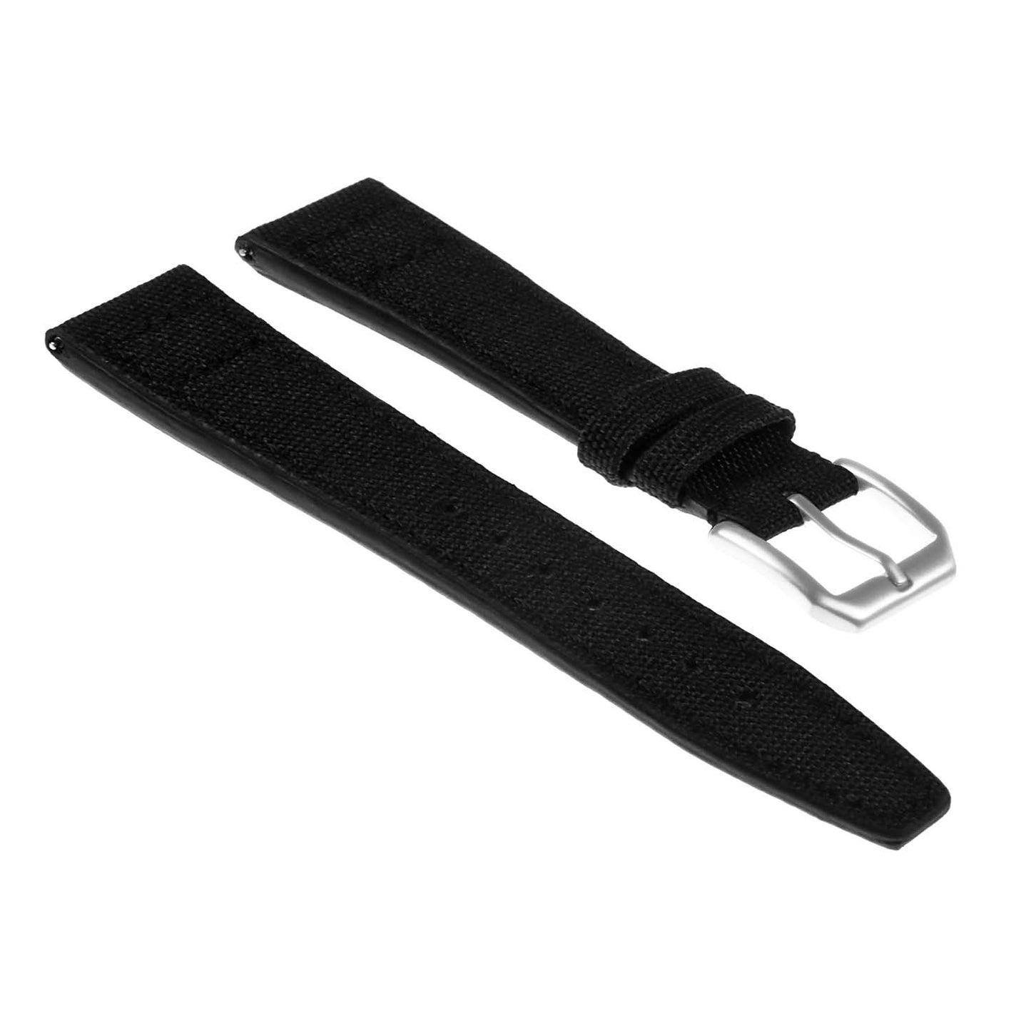 DASSARI Italian Vintage Leather Strap with Black Buckle for Garmin Vivoactive 4