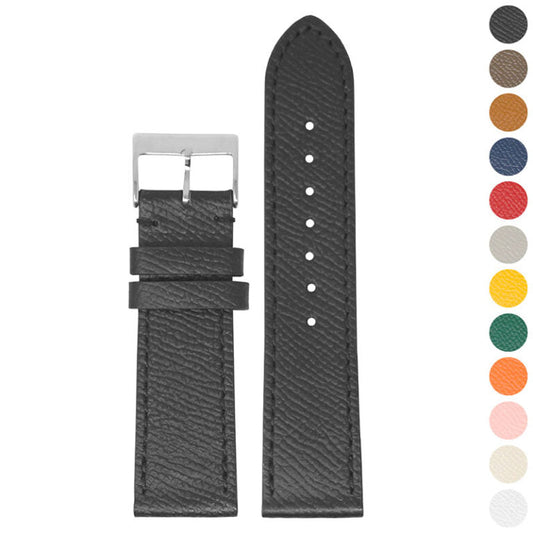 CLASSIC TEXTURED LEATHER BAND - 21mm