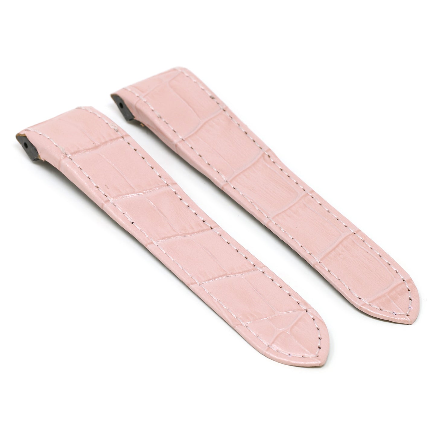 Croc Leather Strap for Cartier Santos 100