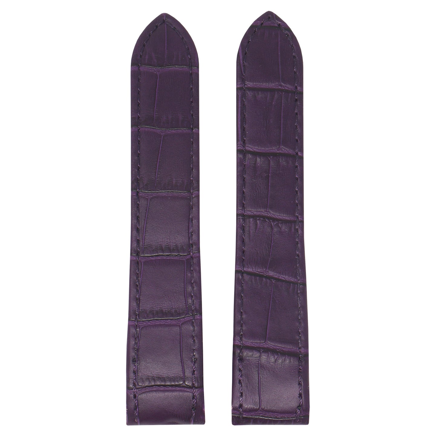 Croc Leather Strap for Cartier Santos 100