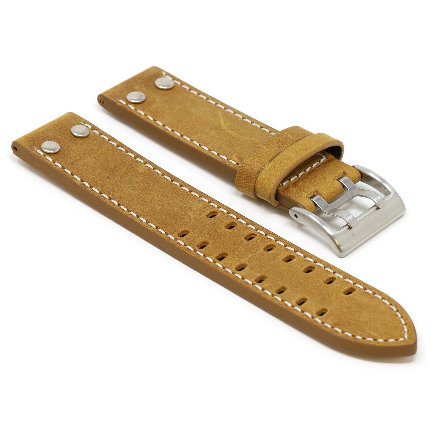 Vintage Leather Strap for Hamilton Khaki Field Watch