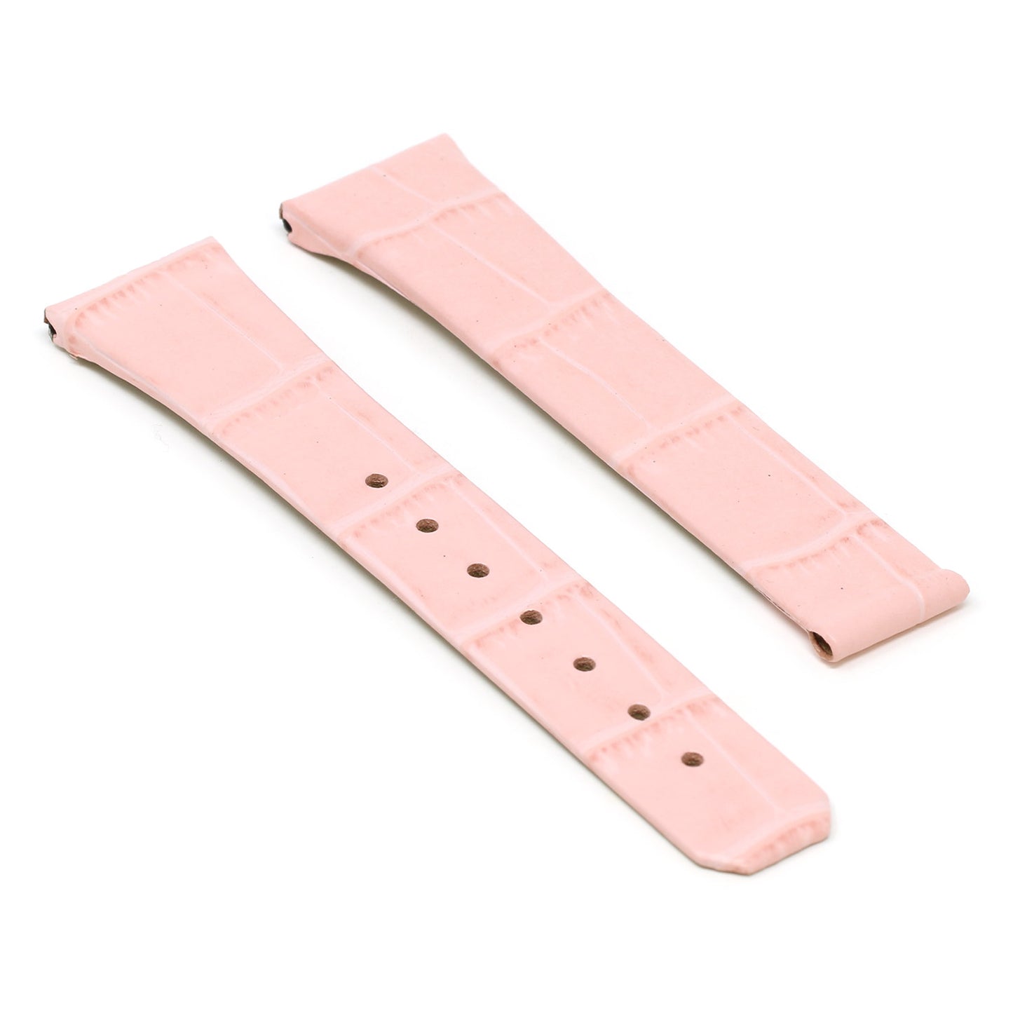 Croc Embossed Leather Strap for Omega Constellation 1,2,3