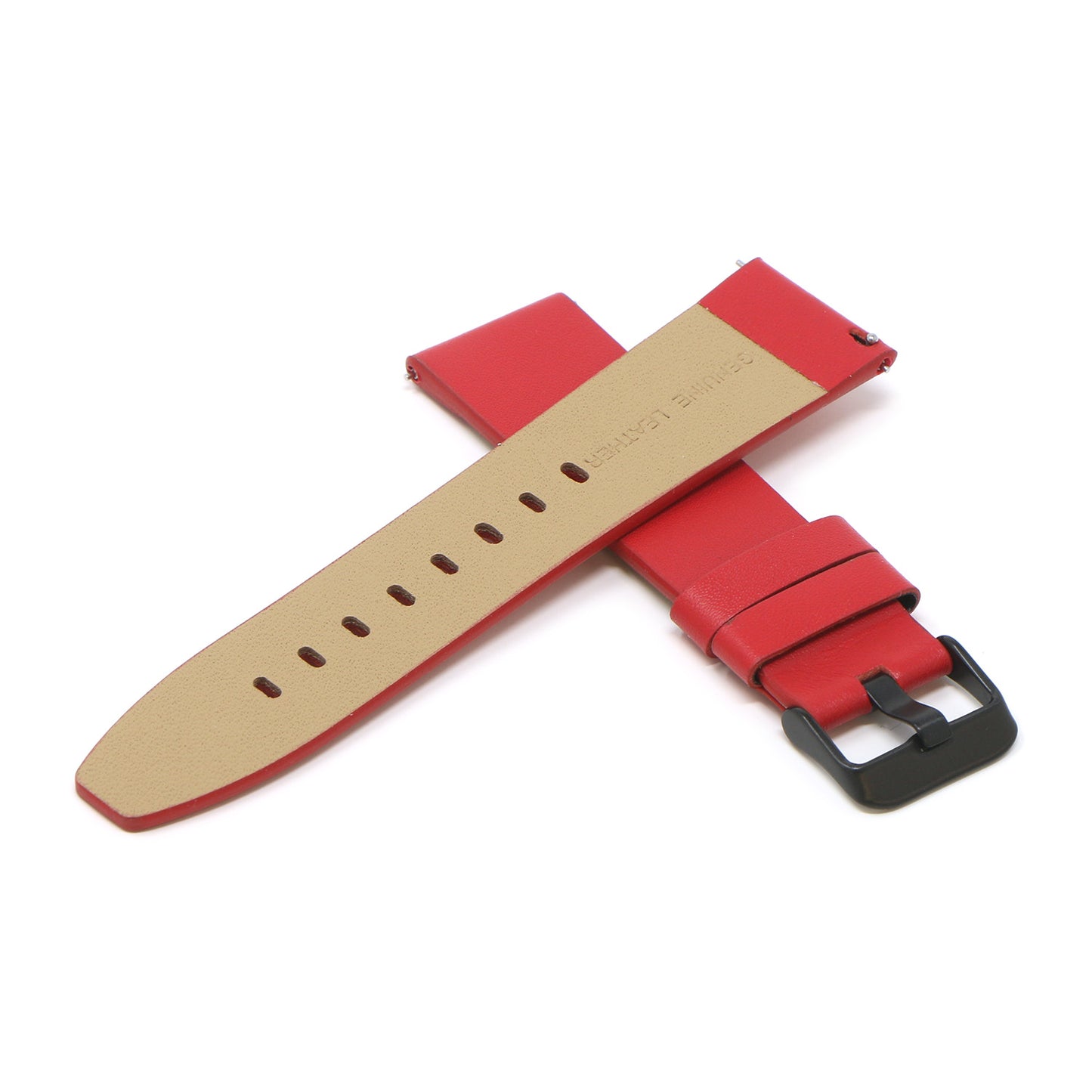 23mm Smooth Leather Strap
