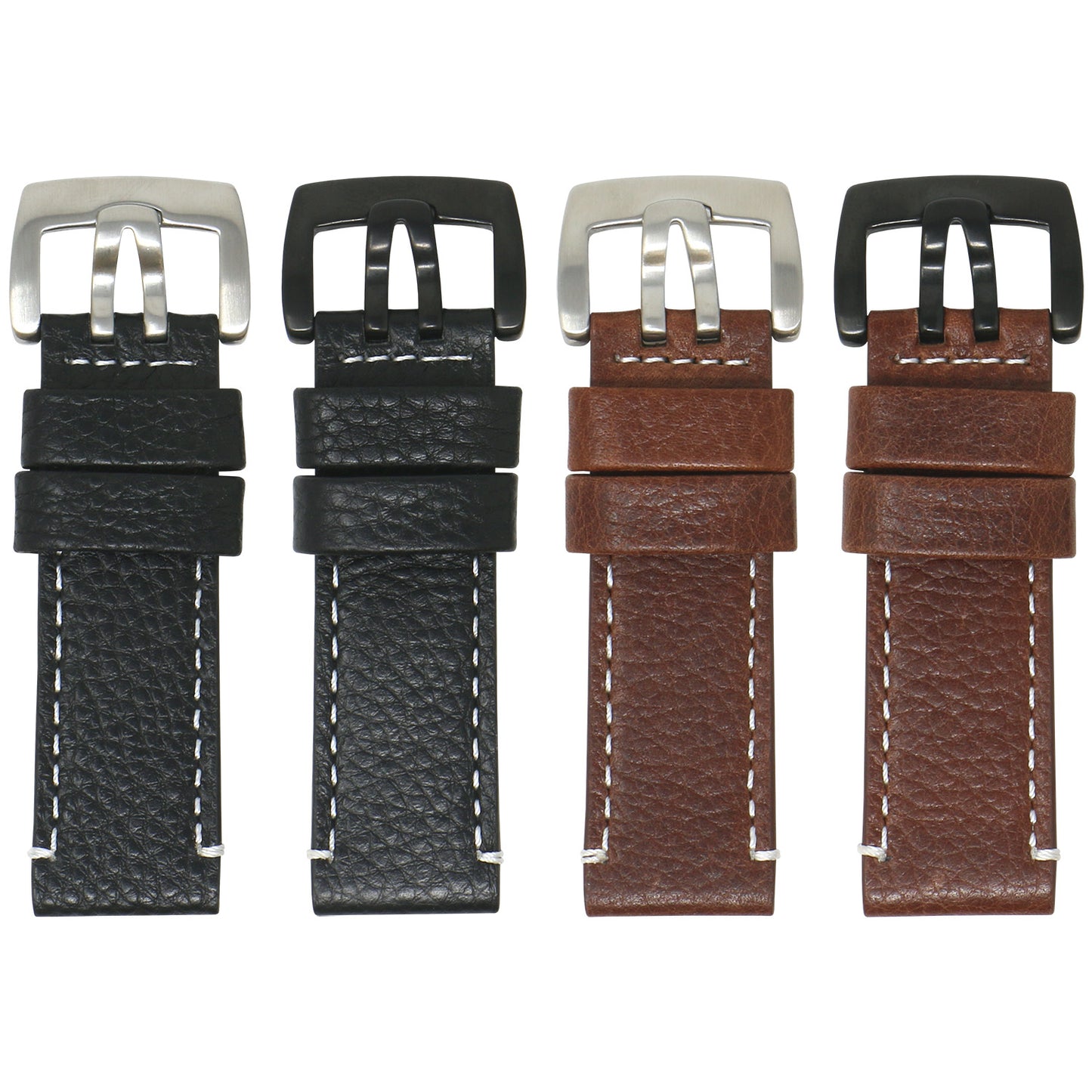 23mm Textured Thick Leather Strap