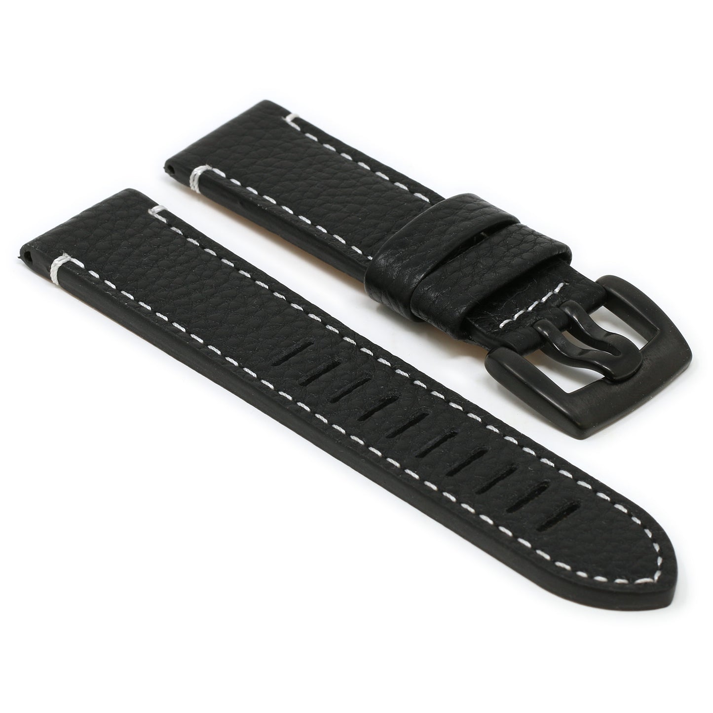 23mm Textured Thick Leather Strap