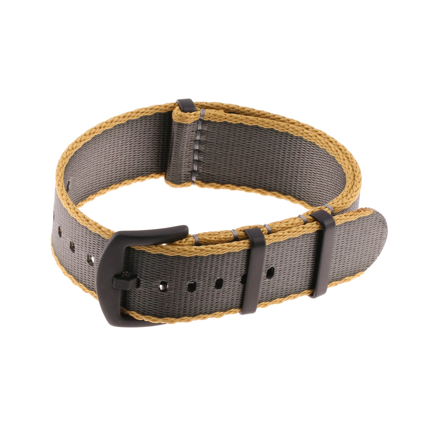 Stripe Edge Seat Belt NATO w/ Black Buckle