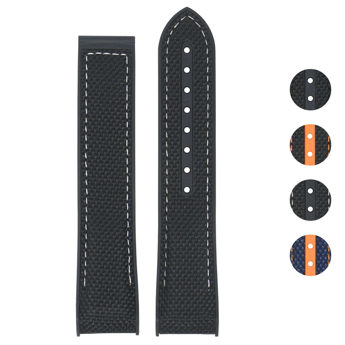 Nylon & Rubber Strap for Omega Seamaster Planet Ocean