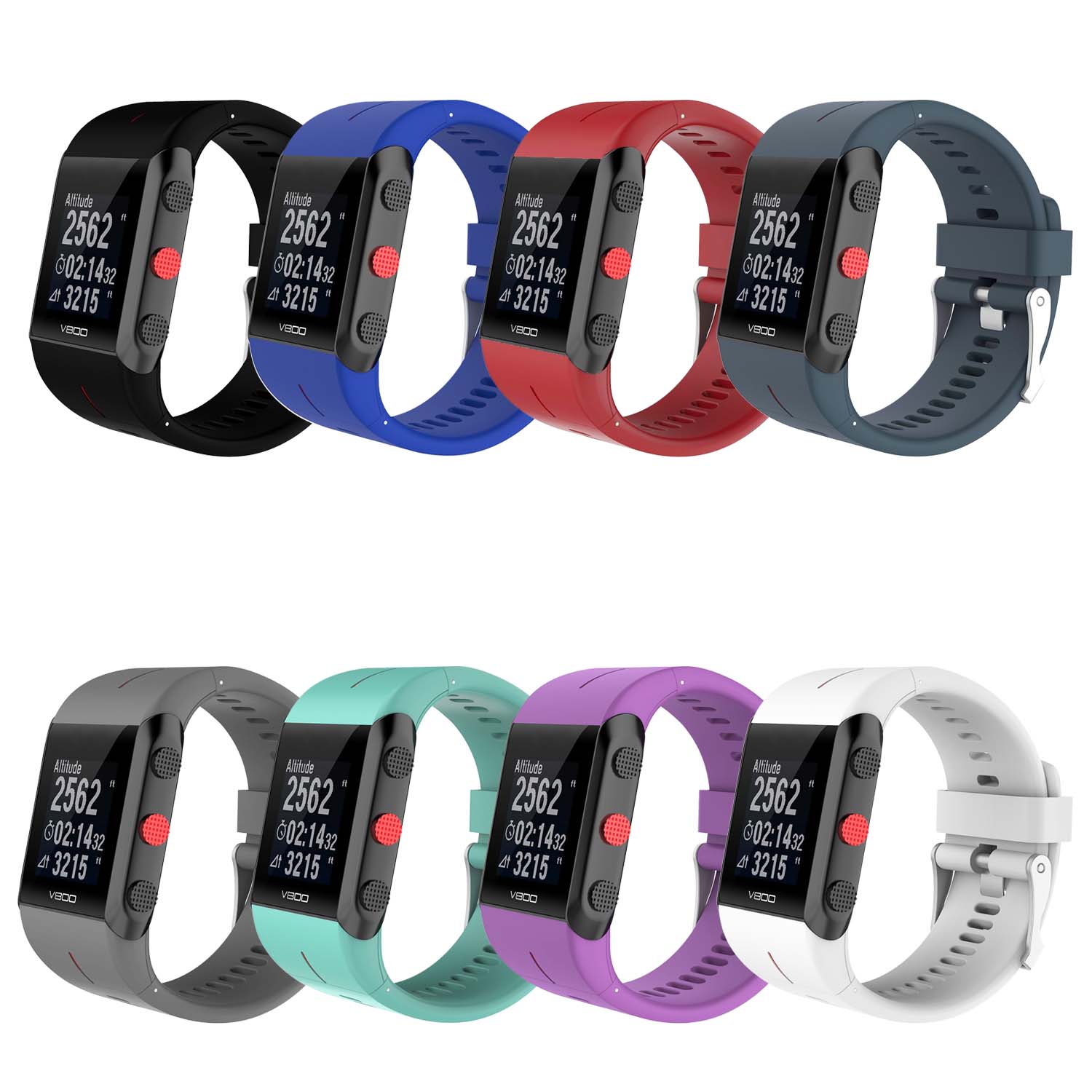 Wrist Bands Polar M200 Accessories Accessory Soft Silicone Strap