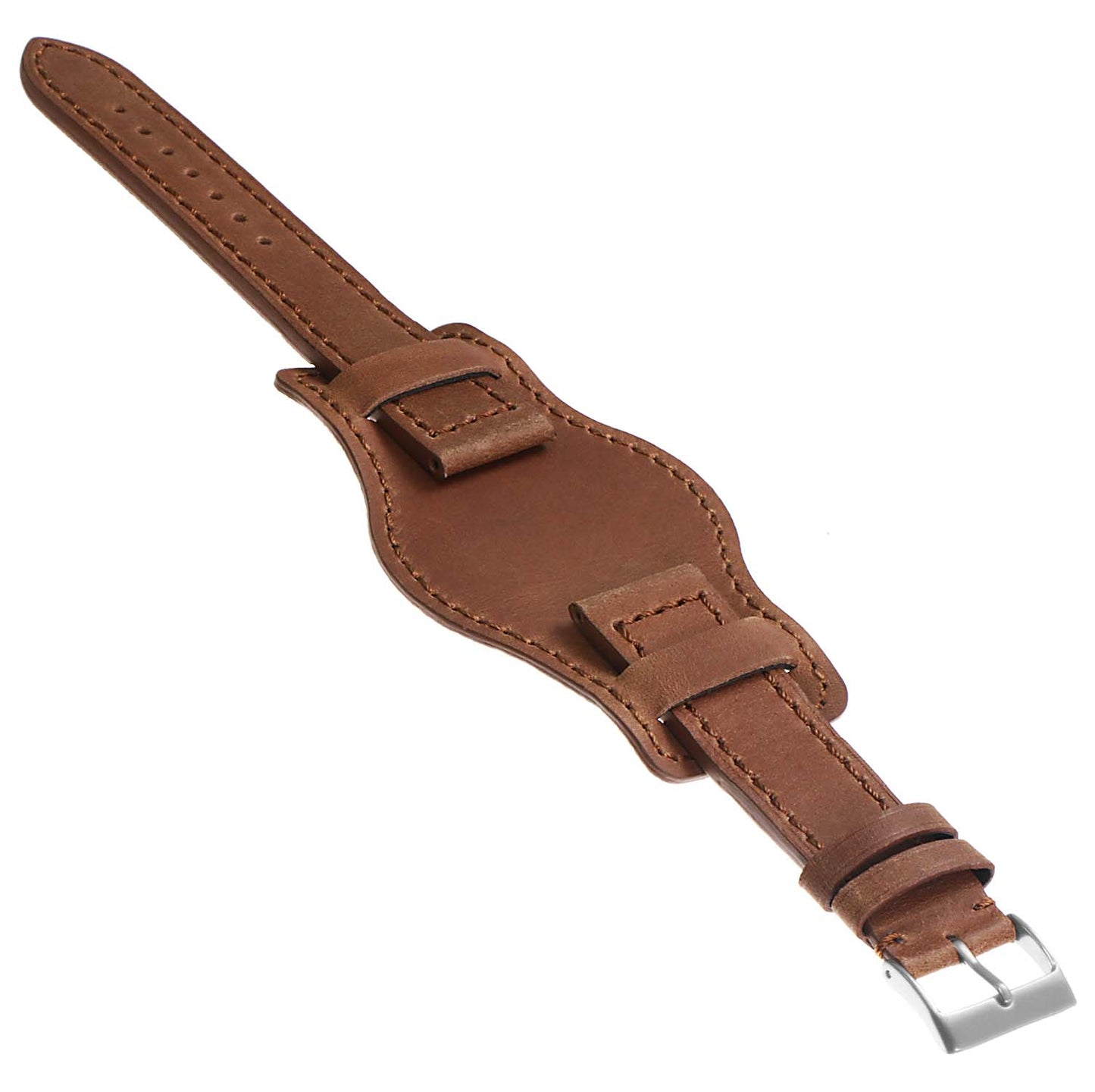 DASSARI Legend Vintage Leather Bund Watch Strap