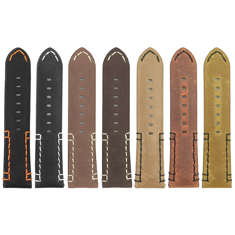 DASSARI Vagabond Hand Stitched Leather Strap North Street Watch Co.