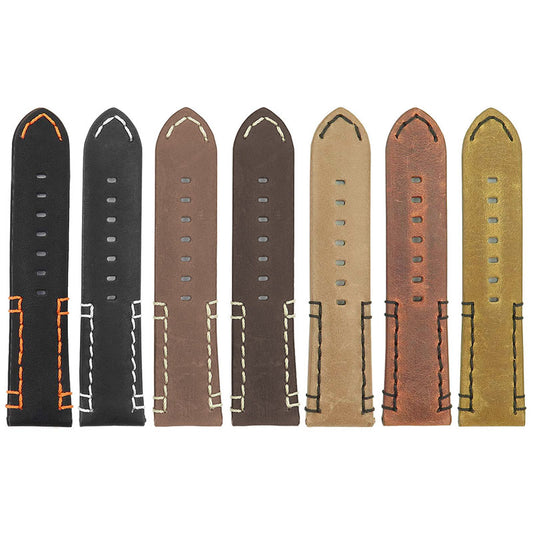 DASSARI Vagabond Hand Stitched Leather Strap