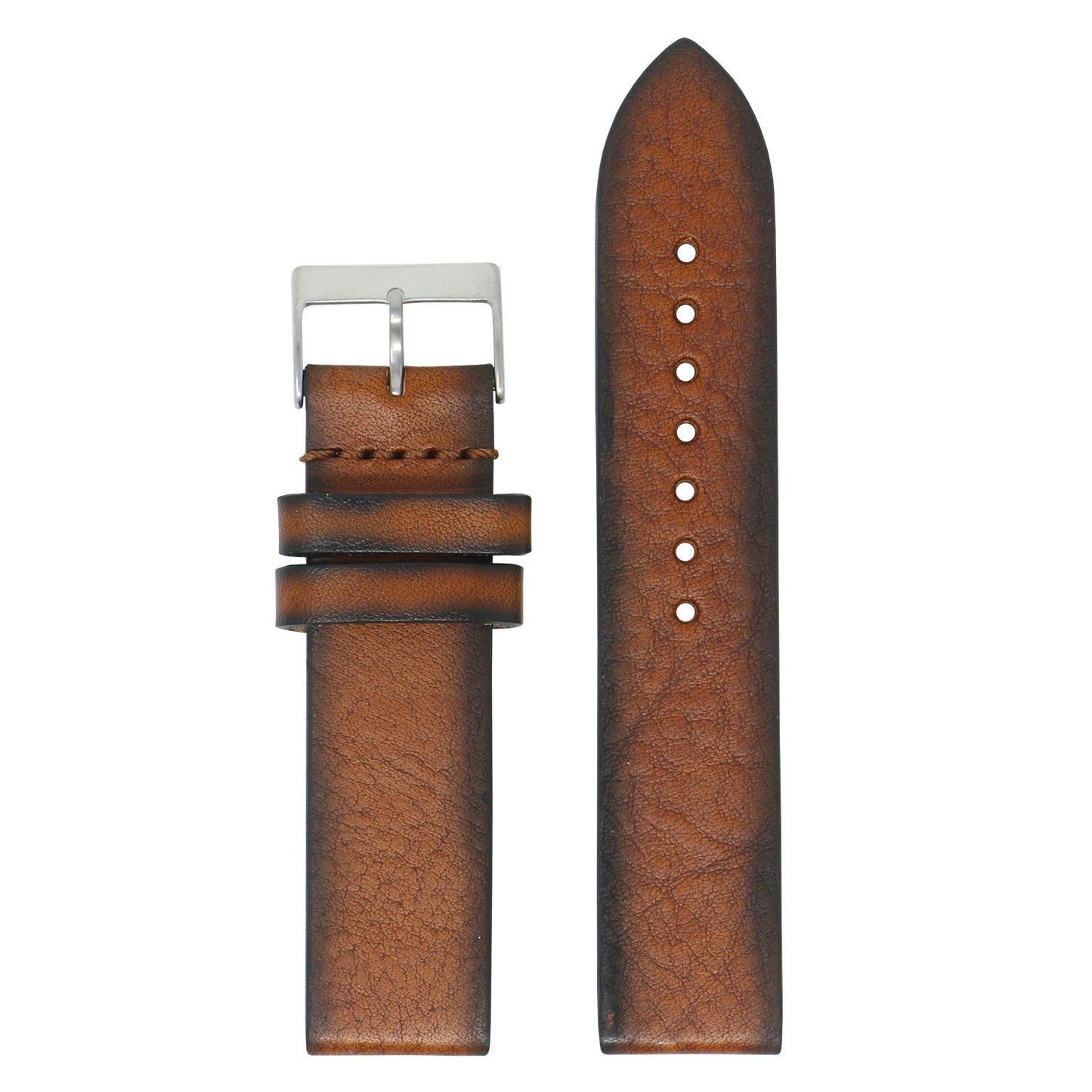 DASSARI Premium Thick Vintage Leather Strap for Fitbit Sense