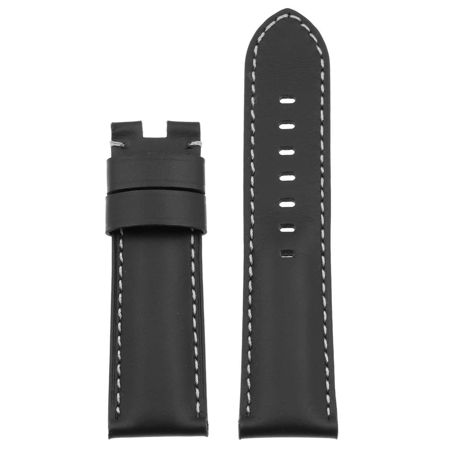 DASSARI Smooth Leather Strap for Samsung Gear S3 Frontier