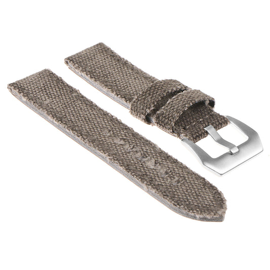 DASSARI Frayed Edge Canvas Strap