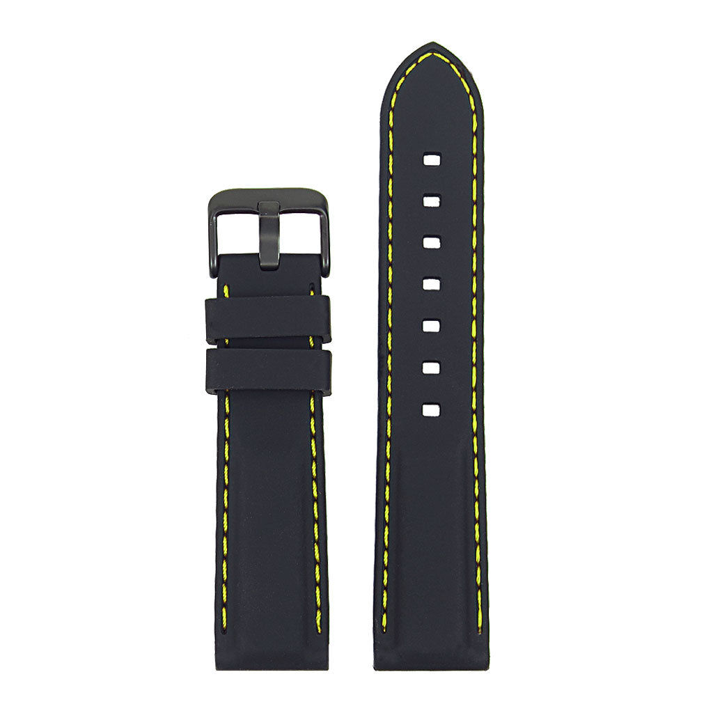 Rubber Strap with Contrast Stitching for Samsung Gear S3 Classic