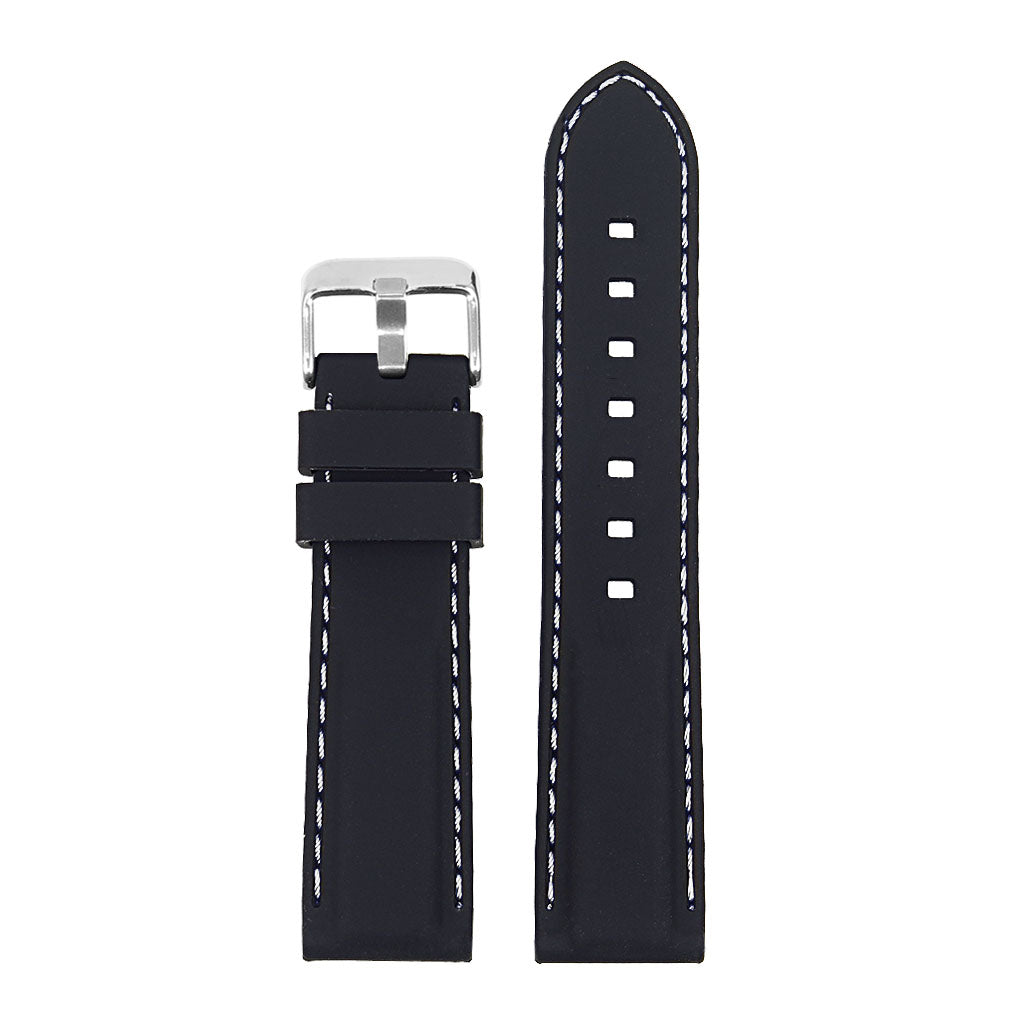 Rubber Strap with Stitching for Fossil Sport Smartwatch