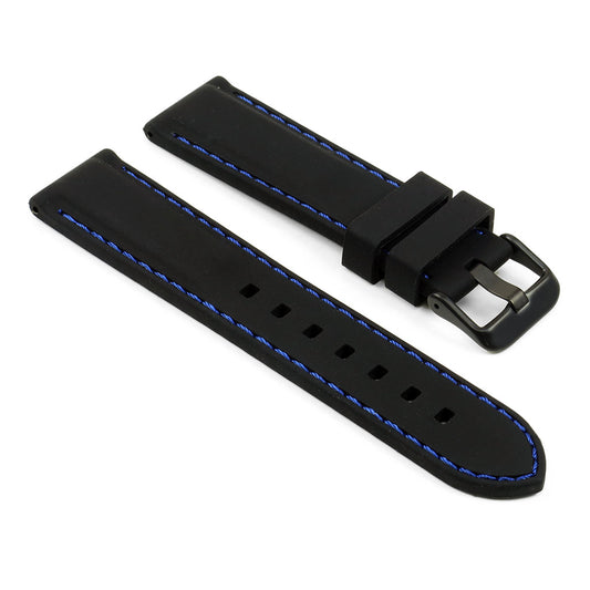 Rubber Strap w/ Stitching for Garmin Forerunner 745