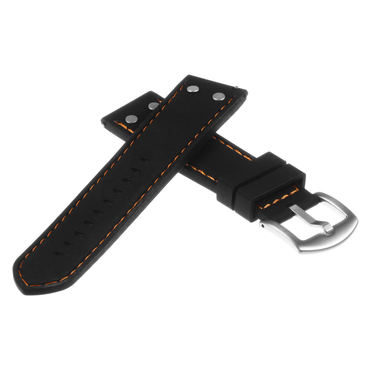 Rubber Aviator Strap with Rivets for Apple Watch