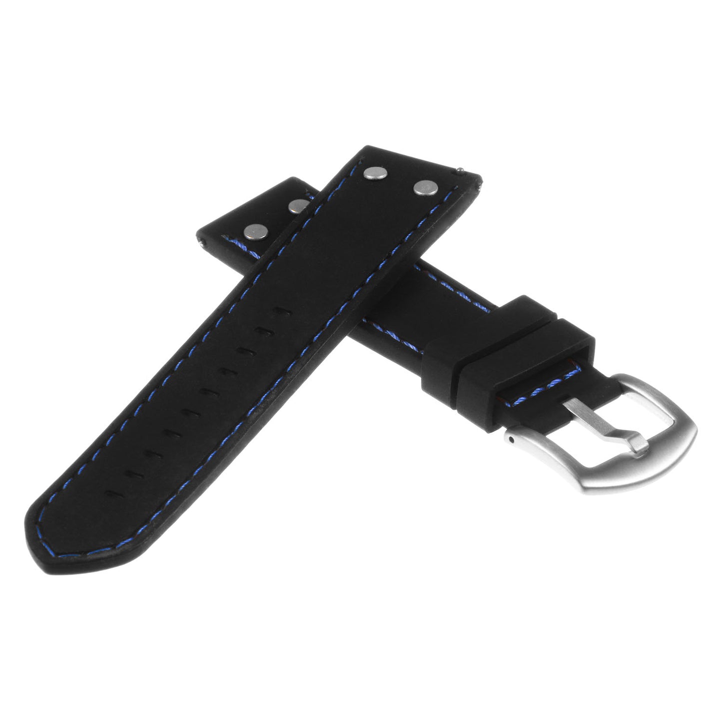 Rubber Aviator Strap for Fossil Sport Smartwatch