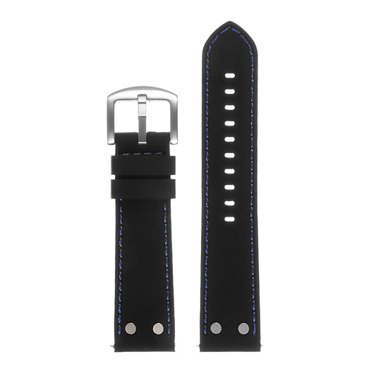 Rubber Aviator Strap with Rivets for Apple Watch