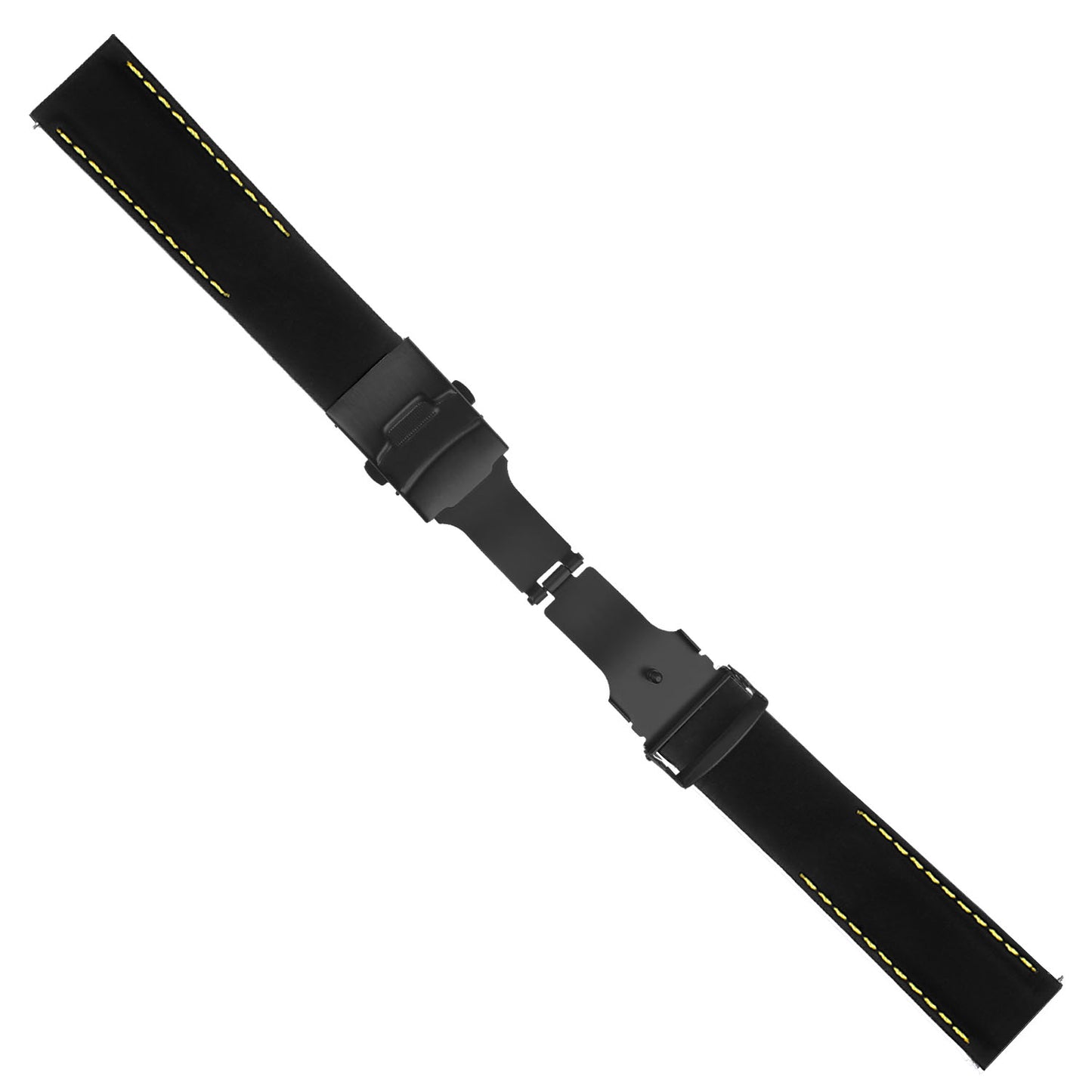 Rubber Strap with Deployant Clasp for Fossil Gen 4 Smartwatch