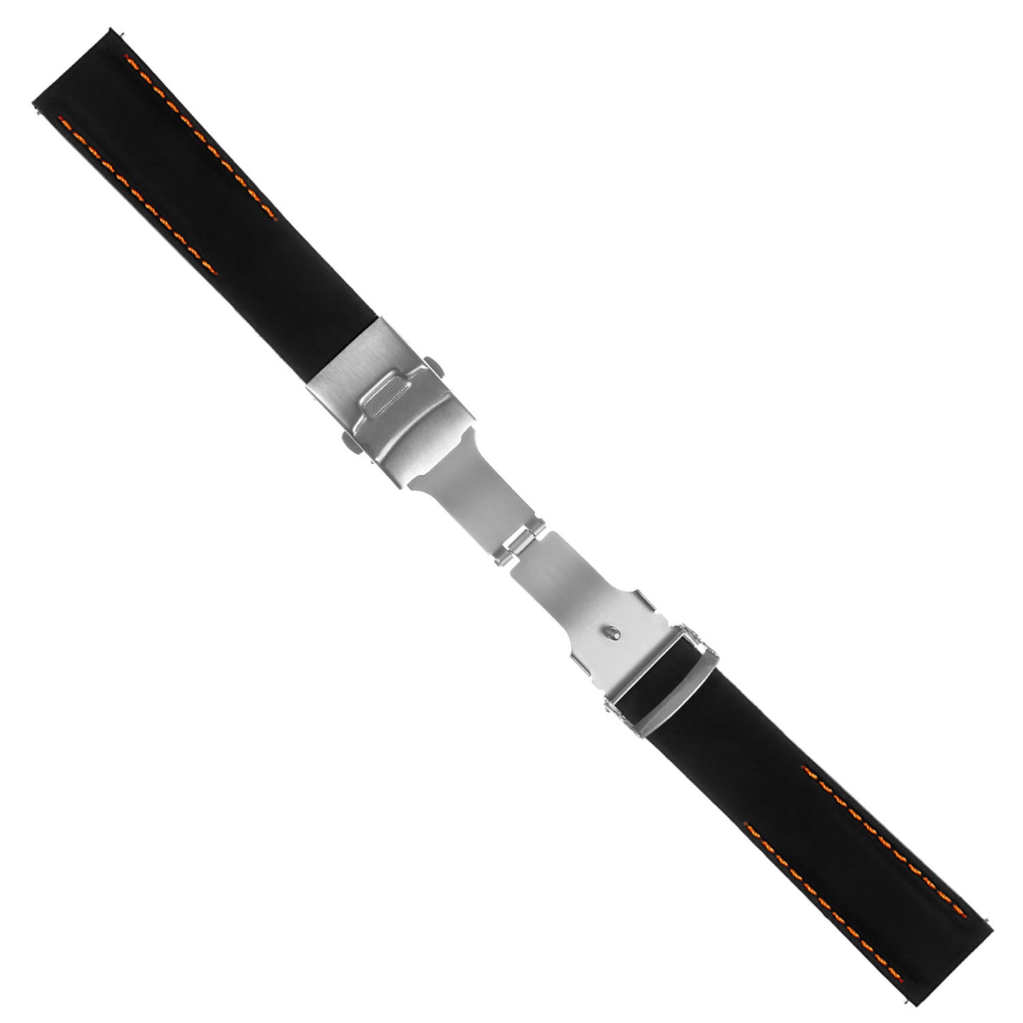 Rubber Strap with Deployant Clasp for Fossil Gen 4 Smartwatch