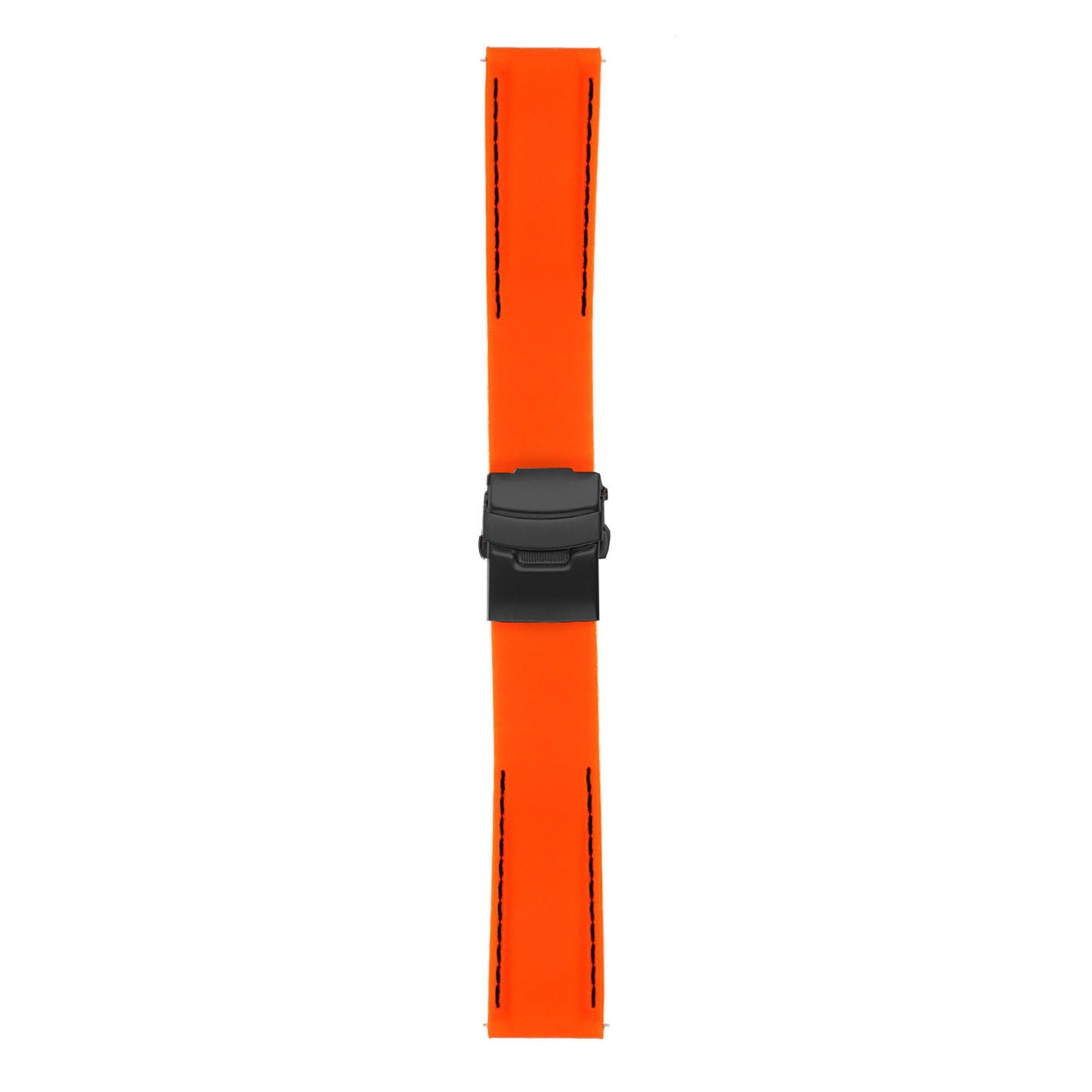 Rubber Strap with Black Buckle for Garmin Forerunner 220 / 230 / 235 / 260 / 735XT / Approach S5 / S6 / S20