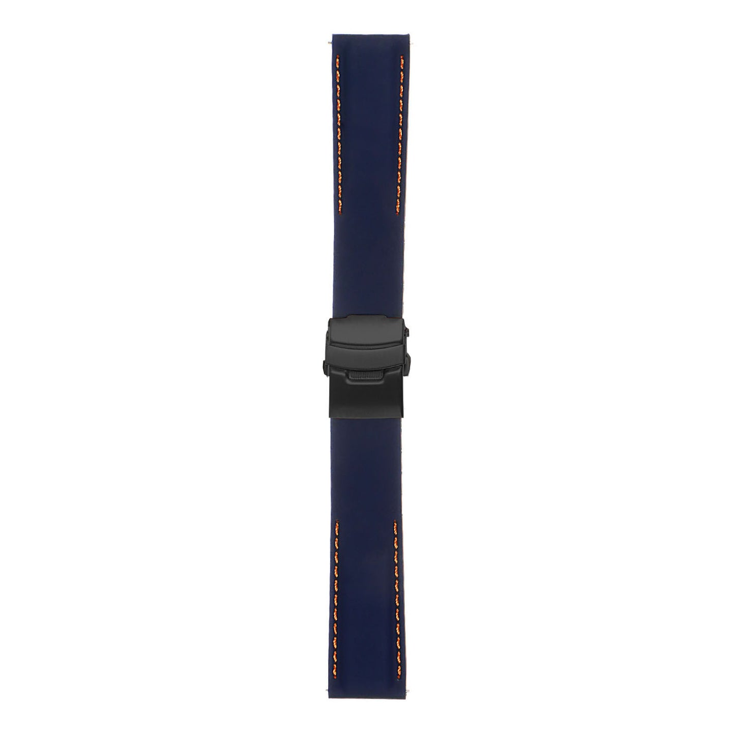 Rubber Strap with Deployant Clasp for Fossil Gen 5 Smartwatch