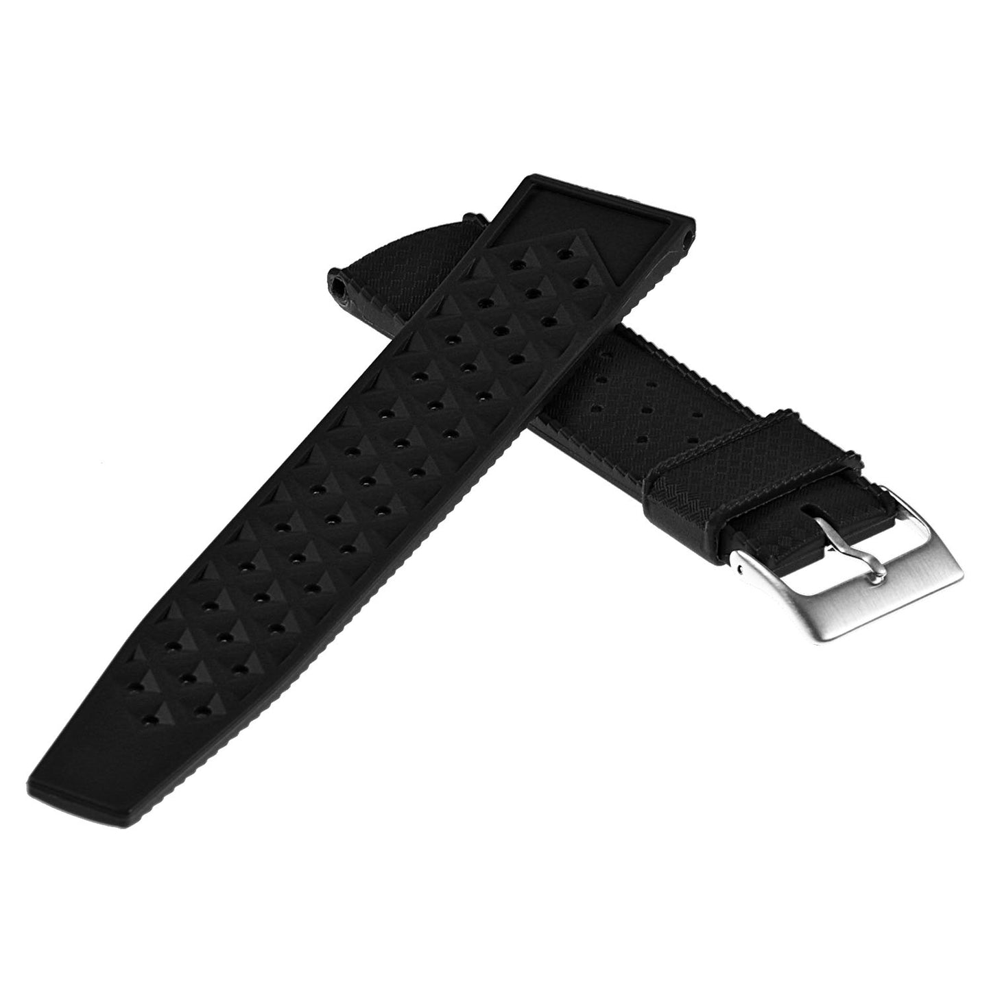 Vintage Style Perforated Rubber Rally Strap for Garmin Venu