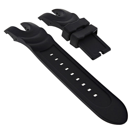 Silicone Rubber Watch Strap for Invicta Reserve Venom 6110