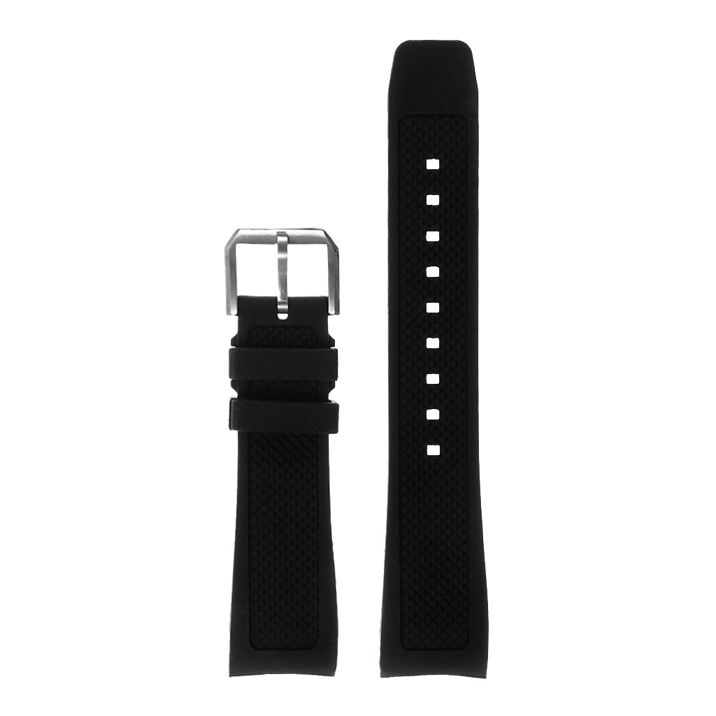 Silicone Watch Strap for IWC 3538 Dual Crown Aquatimer Automatic #26R