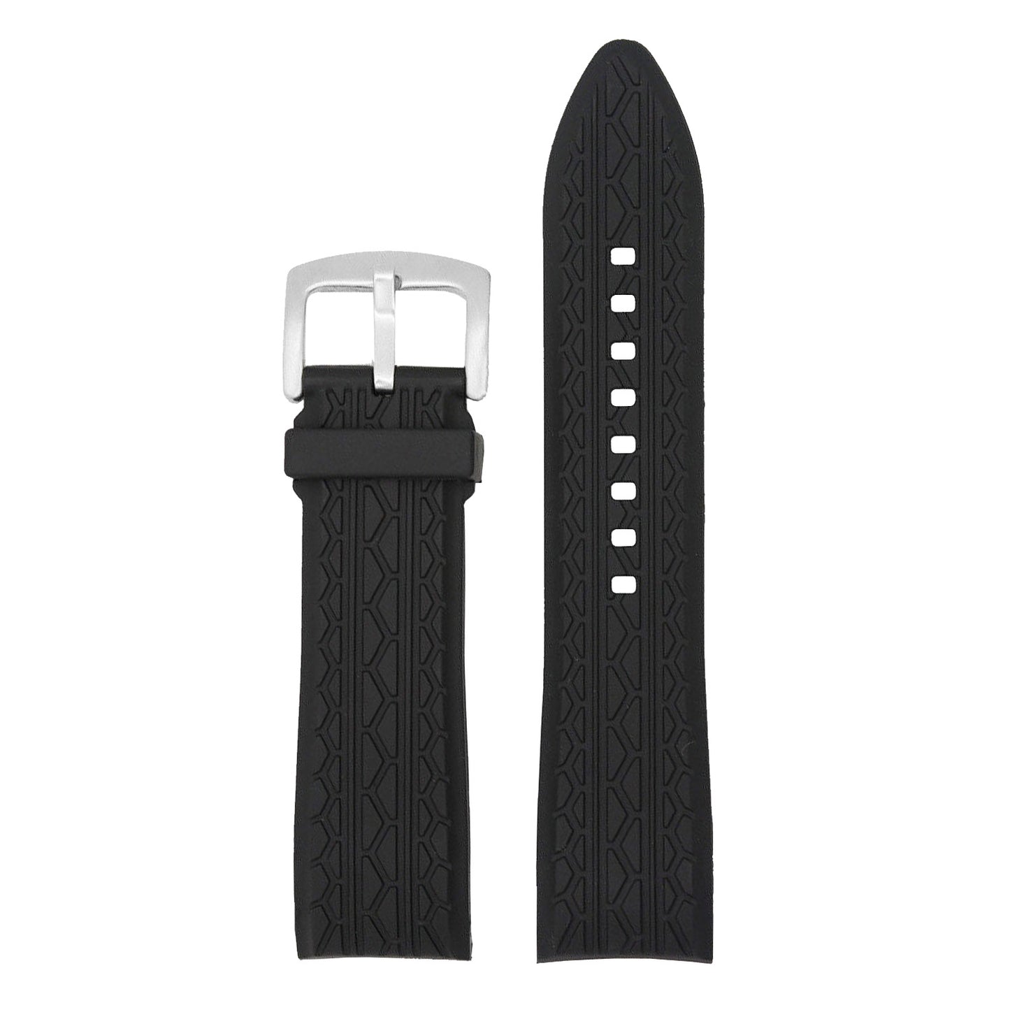 Silicone Rubber Strap with Stitching for Samsung Gear Sport