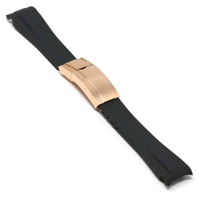 21mm Fitted Rubber Replacement Strap for Rolex