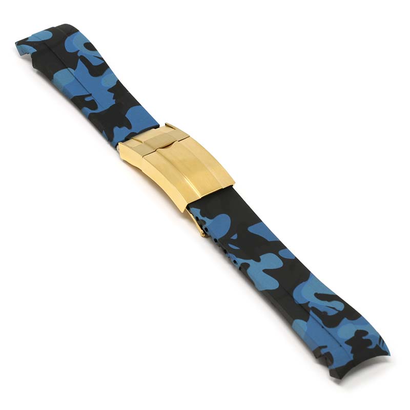 Fitted Camo Rubber Strap for Rolex