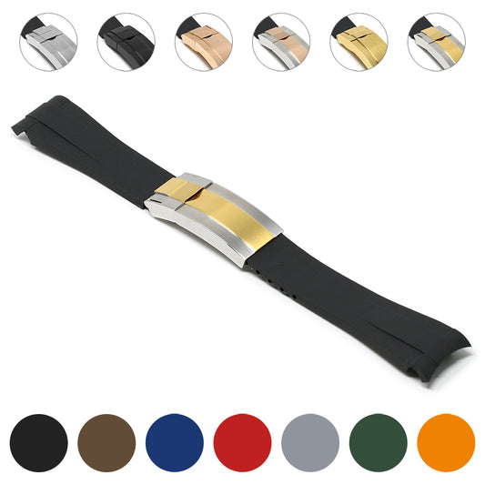 DASSARI FKM Rubber Strap for Submariner