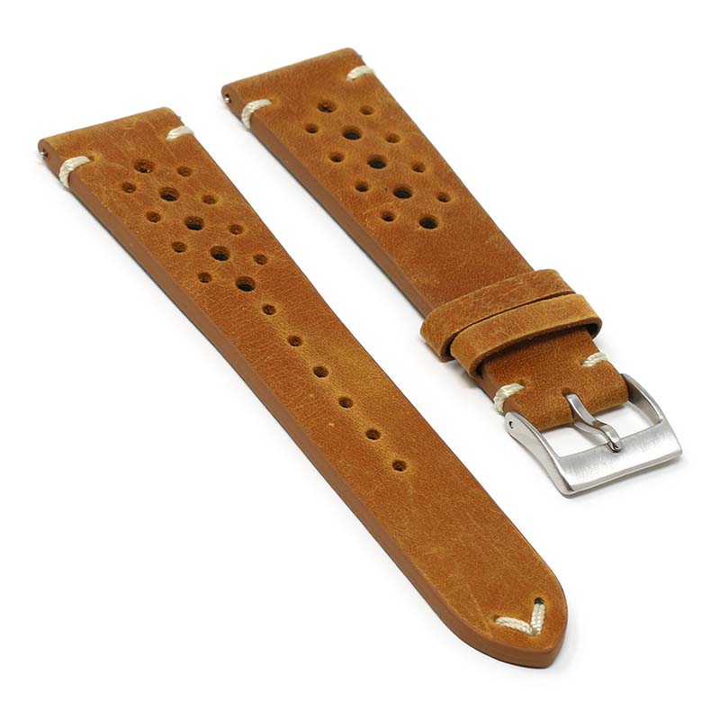 DASSARI Rally Strap with Road Worn Finish for Fitbit Charge 4 & Charge 3