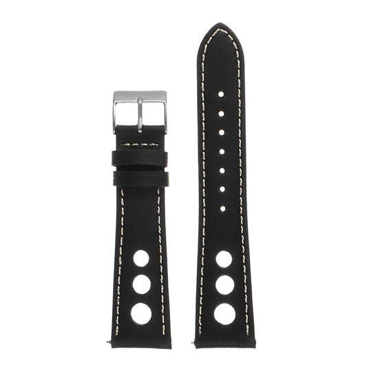 DASSARI Carrera Distressed Leather GT Rally Watch Band for Apple Watch