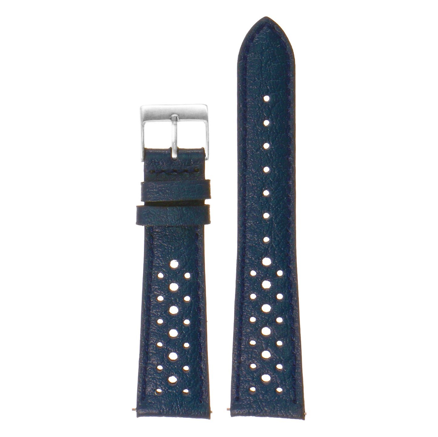 DASSARI Perforated Leather Rally Strap for Fitbit Sense