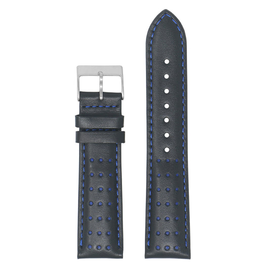 DASSARI Perforated Leather Racing Strap for Samsung Galaxy Watch 3