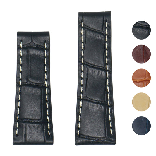 Crocodile Leather Strap for Rolex Daytona