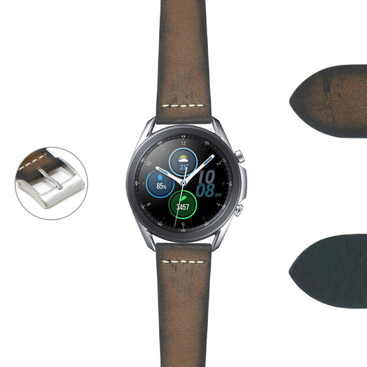 DASSARI Kingwood III Premium Vintage Leather Strap for Garmin Venu