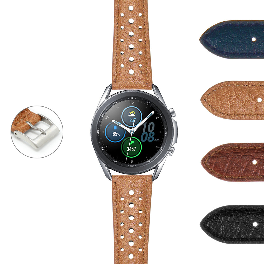 DASSARI Perforated Leather Rally Strap for OnePlus Watch