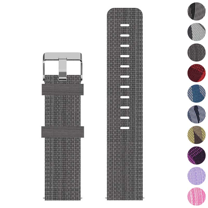 22mm Canvas Smart Watch Strap