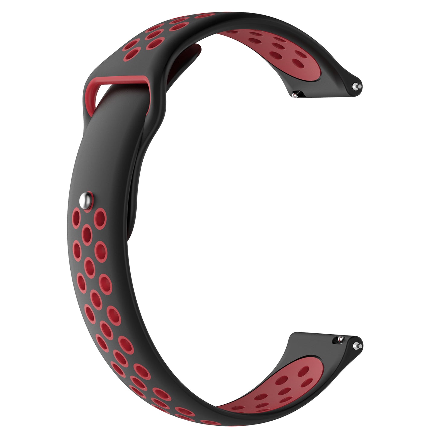 Perforated Rubber Strap for Fossil Sport Smartwatch