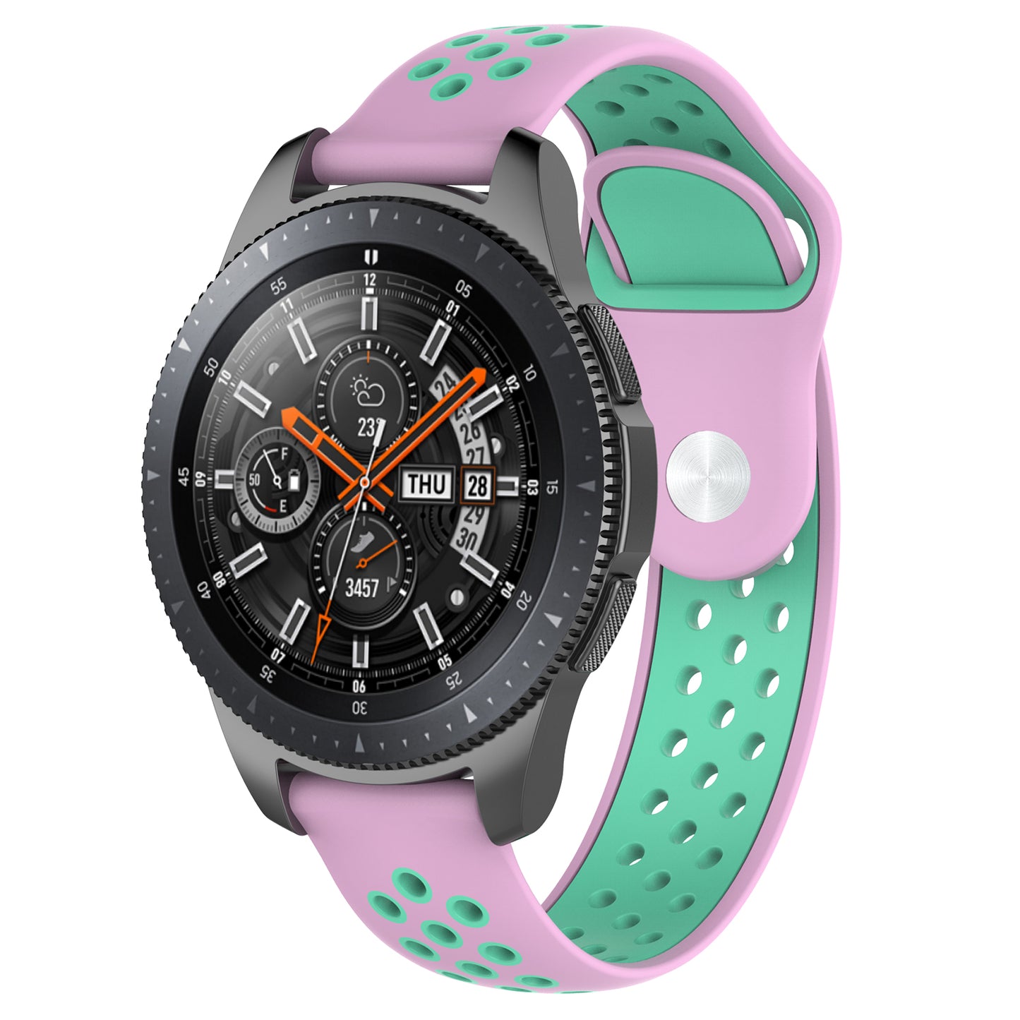 Perforated Rubber Strap for Samsung Galaxy Watch, Gear S3 & Others