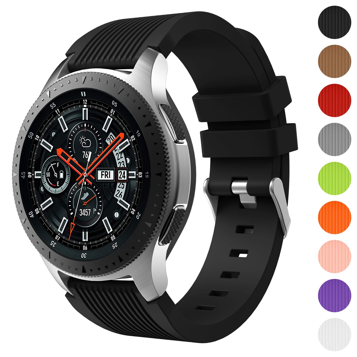 Rubber Strap for Samsung Galaxy Watch 42mm / Galaxy Watch Active / Gear S2 Classic