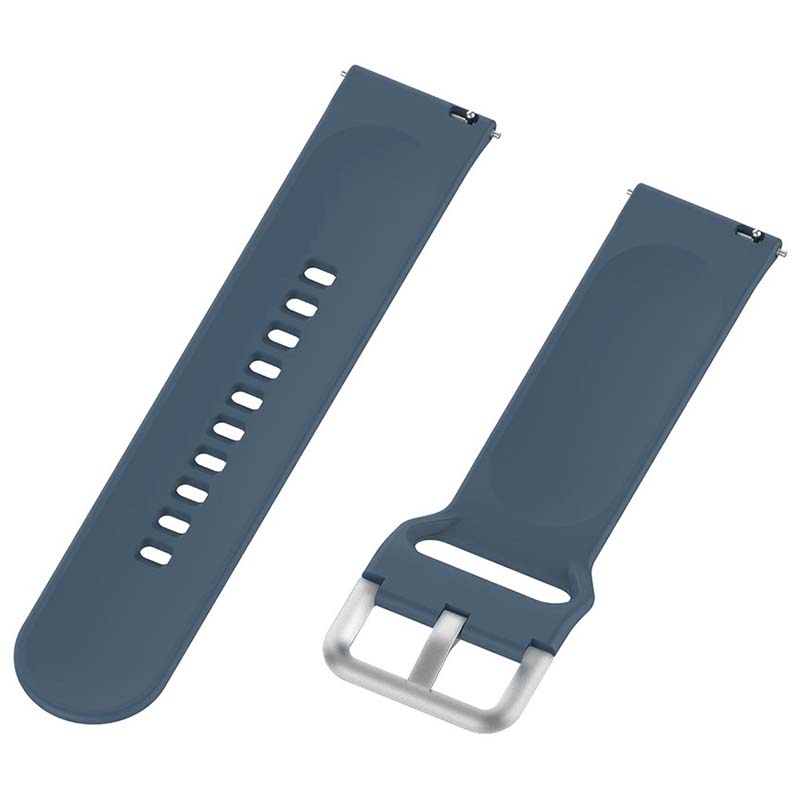 Buckle-and-Tuck Perforated Rubber Strap for Samsung Galaxy Watch 3 / Active / Gear